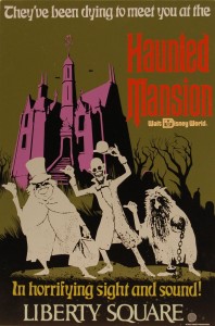 Poster Haunted Mansion Tin Attraction Poster